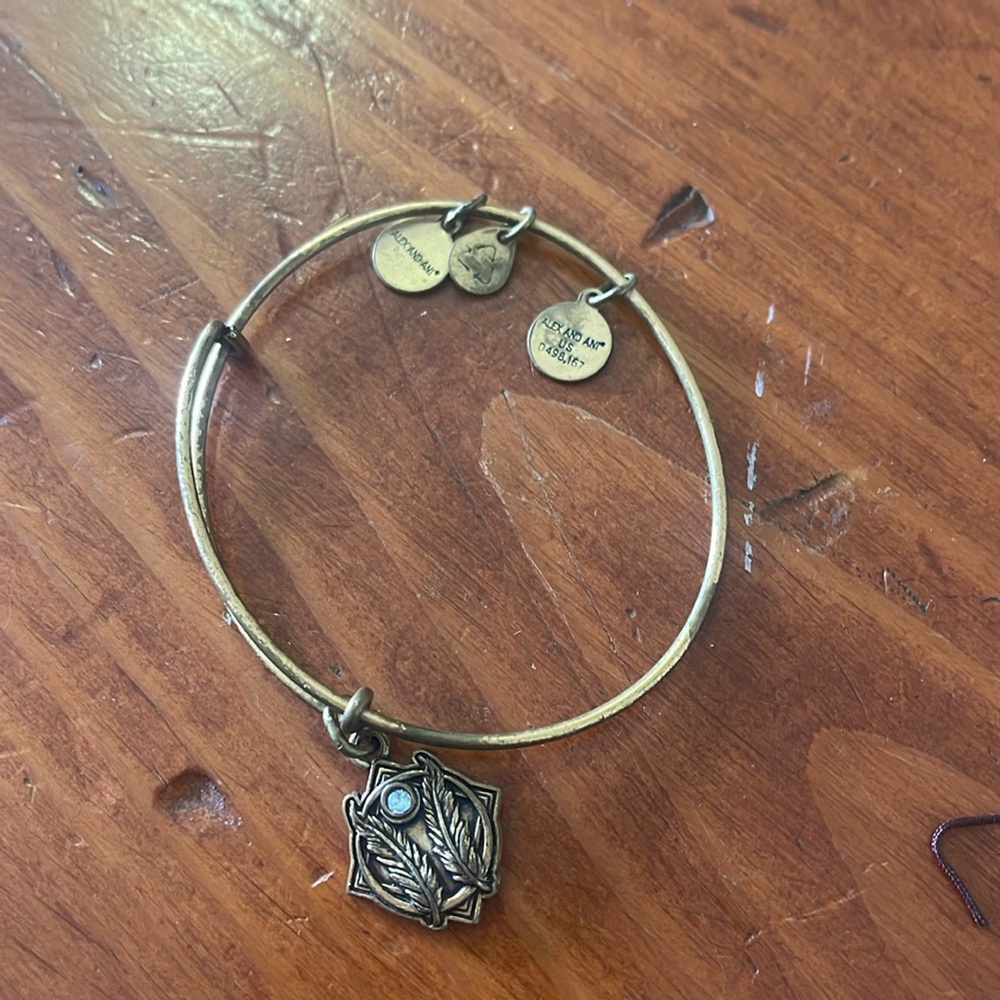 Alex and Ani God speed bracelet